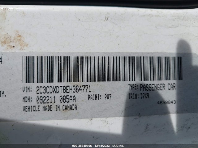Dodge Charger 2014 2C3CDXDT8EH364771 Image 21