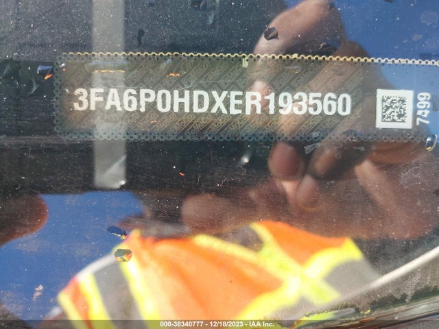 Ford FUSION SE 2014 3FA6P0HDXER193560 Image 9