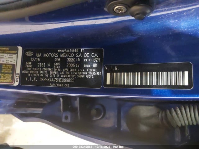 KIA FORTE LX 2017 3KPFK4A78HE099855 Image 9