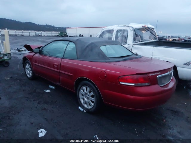 2004 CHRYSLER SEBRING GTC VIN: 1C3EL75R74N315520