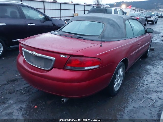 2004 CHRYSLER SEBRING GTC VIN: 1C3EL75R74N315520