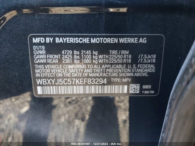 WBXYJ5C57KEF83294 BMW X2 Xdrive28i