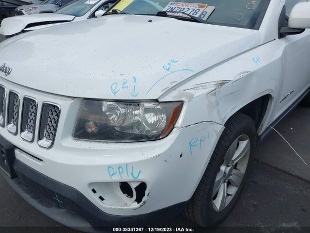 2016 JEEP COMPASS LATITUDE VIN: 1C4NJCEA6GD640349