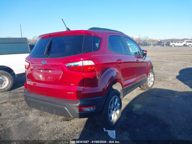 MAJ6S3GL8KC289318 Ford Ecosport Se