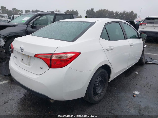 2019 TOYOTA COROLLA LE VIN: 2T1BURHE9KC157164