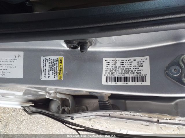 1HGCR6F76FA007615 Honda Accord Hybrid Touring