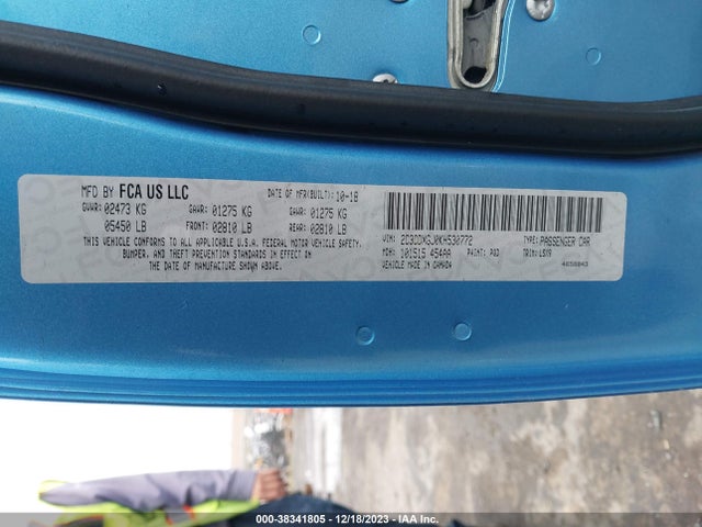 Dodge Charger Scat Pack Rwd 2019 2C3CDXGJ0KH530772 Image 9