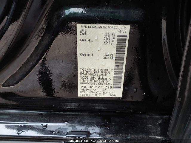 1N4AL3AP6JC275256 Nissan Altima 2.5 Sr