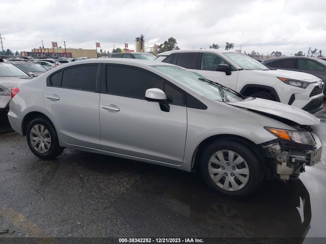 2012 HONDA CIVIC LX VIN: 19XFB2F59CE391857