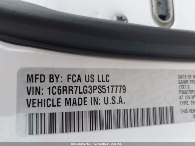 1C6RR7LG3PS517779 RAM 1500 Classic