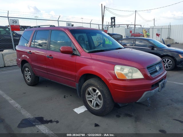 2004 HONDA PILOT EX-L VIN: 2HKYF18604H609372