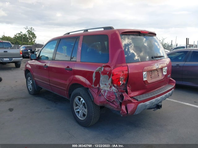 2004 HONDA PILOT EX-L VIN: 2HKYF18604H609372