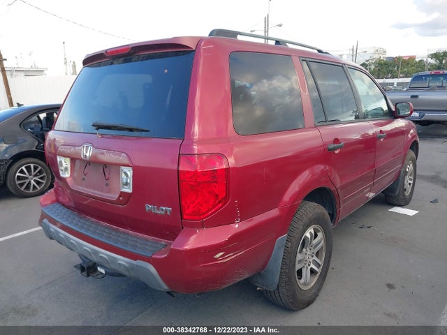 2004 HONDA PILOT EX-L VIN: 2HKYF18604H609372