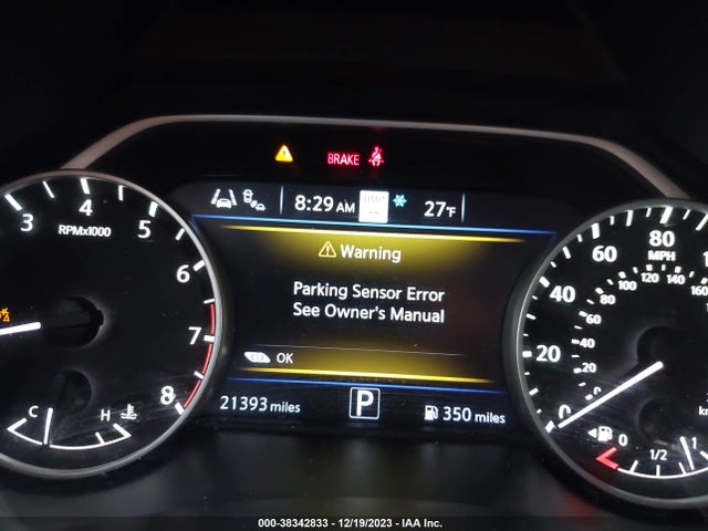 5N1AZ2CJ2PC120820 Nissan Murano Sl Fwd