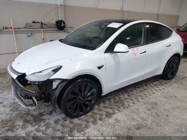 2022 TESLA MODEL Y 7SAYGDEF2NF484350 Photo 1