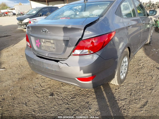 2017 HYUNDAI ACCENT SE VIN: KMHCT4AE3HU376052