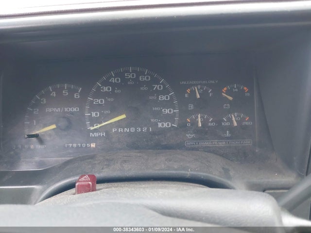 1997 CHEVROLET C/K 1500 SILVERADO SPORTSIDE VIN: 2GCEC19R1V1228671