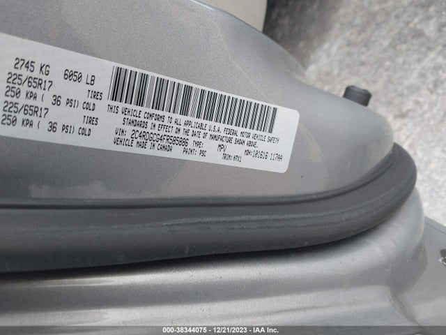 Dodge Grand Caravan Sxt 2015 2C4RDGCG4FR585886 Image 9