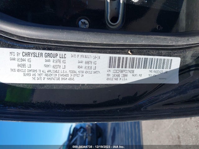 Dodge DART SXT 2015 1C3CDFBB7FD174236 Image 9