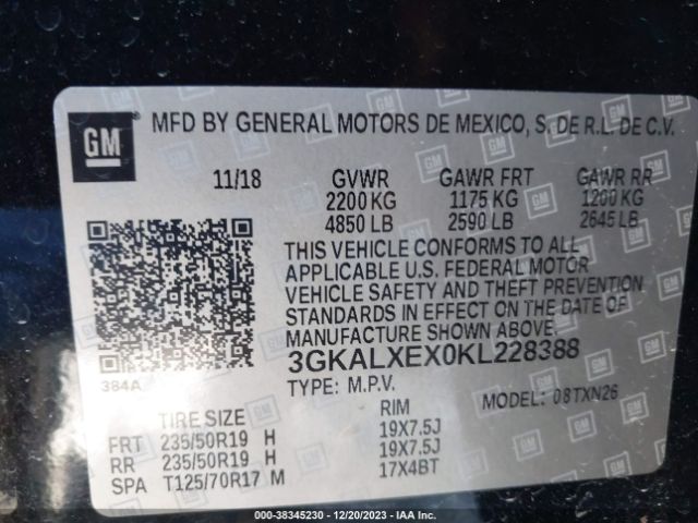 3GKALXEX0KL228388 GMC Terrain Denali