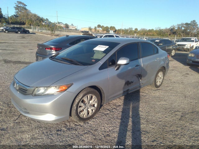 2012 HONDA CIVIC LX VIN: 19XFB2F56CE019599