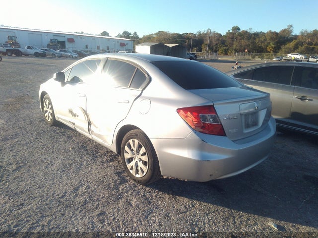 2012 HONDA CIVIC LX VIN: 19XFB2F56CE019599