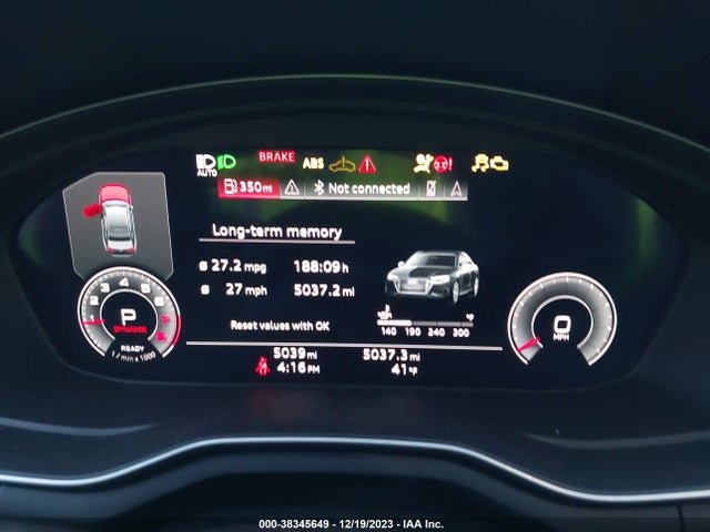 WAUEAAF46PN014417 Audi A4 Premium Plus 45 Tfsi S Line Quattro S Tronic