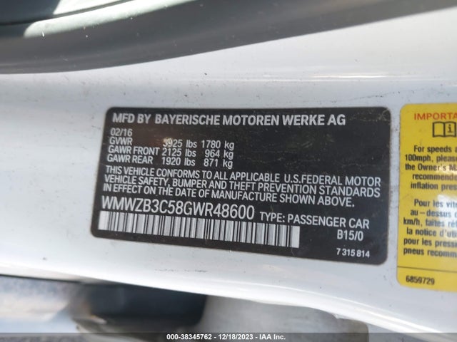 2016 MINI COUNTRYMAN WMWZB3C58GWR48600 Photo 8