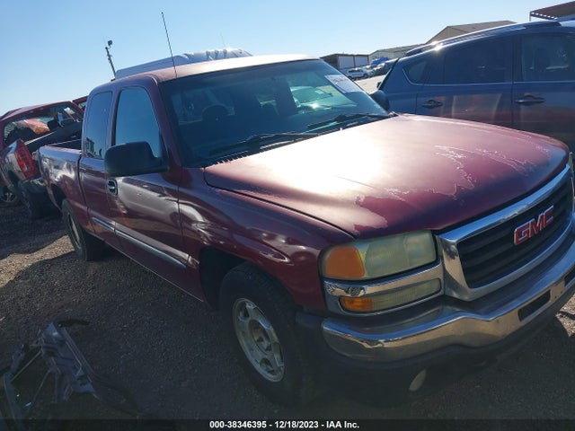2004 GMC SIERRA 1500 SLE VIN: 2GTEC19V241343498