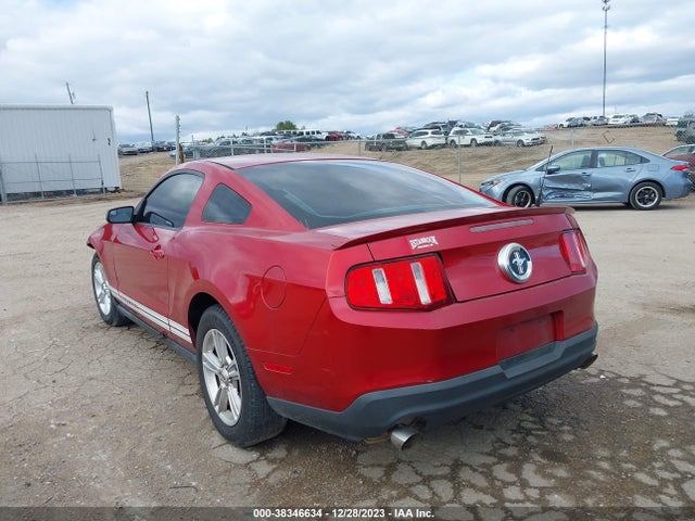 2012 FORD MUSTANG V6 VIN: 1ZVBP8AM8C5250093