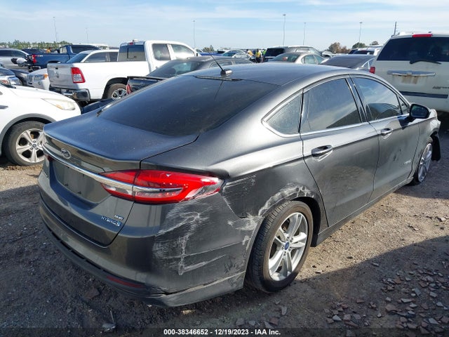 2018 FORD FUSION HYBRID SE VIN: 3FA6P0LU0JR133370