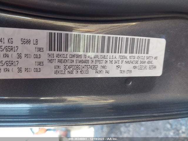Dodge Journey Sxt Awd 2017 3C4PDDBG1HT574352 Image 9