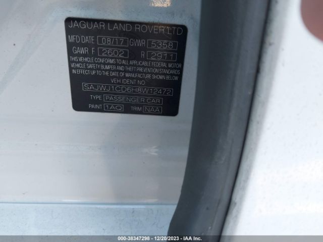 2017 JAGUAR XJ SAJWJ1CD6H8W12472 Photo 8