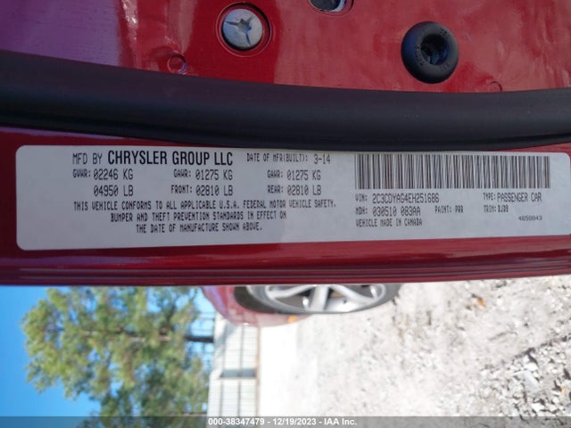 Dodge Challenger Sxt 2014 2C3CDYAG4EH251686 Image 9