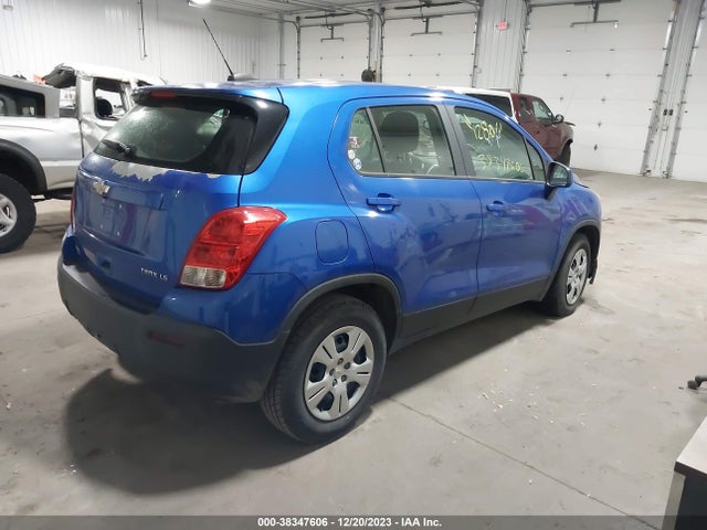 Chevrolet Trax 1ls 2016 KL7CJKSBXGB579028 Image 4