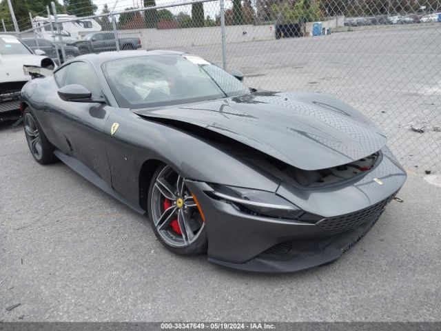 Продажа на аукционе авто 2022 Ferrari Roma, vin: ZFF98RNA2N0272242, номер лота: 38347649
