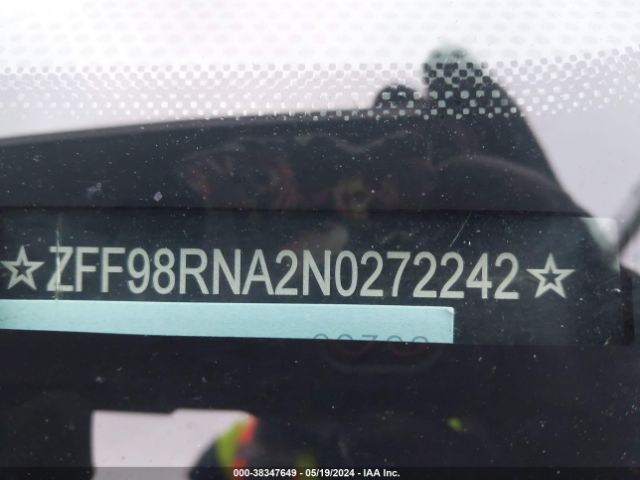 ZFF98RNA2N0272242 Ferrari Roma