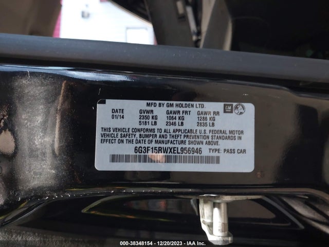 Chevrolet SS 2014 6G3F15RWXEL956946 Image 9