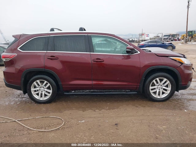 Toyota Highlander Le V6 2015 5TDBKRFH3FS218069 Image 14