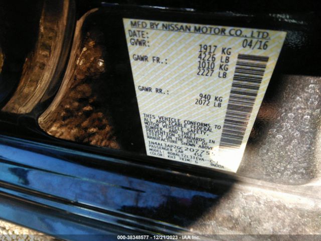 1N4AL3AP2GC207755 Nissan Altima 2.5 Sl