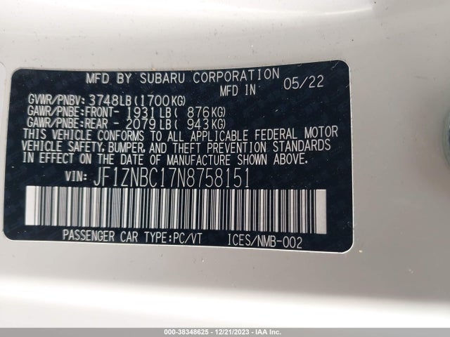 Toyota GR86 2022 JF1ZNBC17N8758151 Image 9