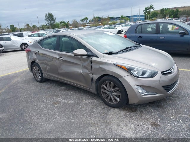 2014 HYUNDAI ELANTRA SE VIN: 5NPDH4AEXEH485401