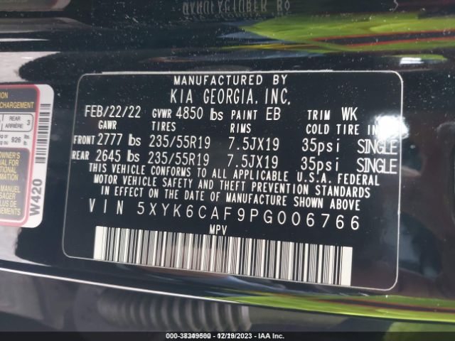 5XYK6CAF9PG006766 KIA Sportage X-line