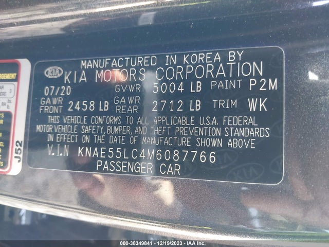 KIA Stinger Gt2 2021 KNAE55LC4M6087766 Image 9