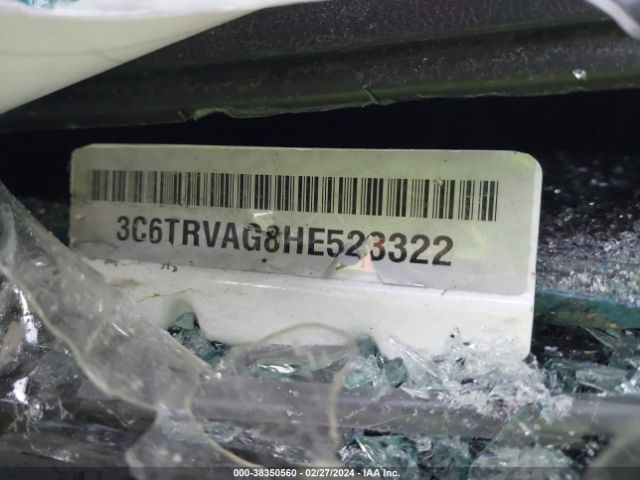 3C6TRVAG8HE523322 RAM Promaster 1500 Low Roof 136 Wb