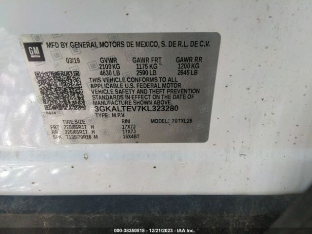 3GKALTEV7KL323280 GMC Terrain Sle