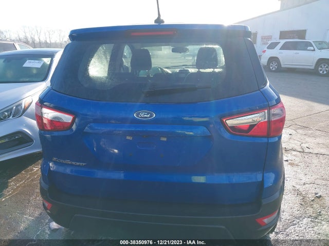 2021 FORD ECOSPORT S VIN: MAJ3S2FEXMC396034