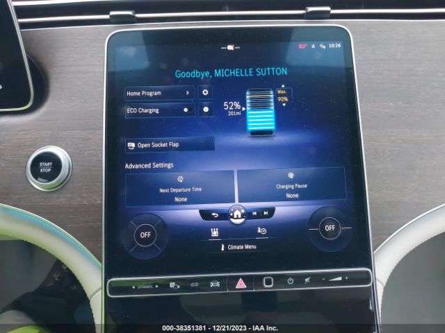 W1KCG2DB8NA013604 Mercedes-Benz EQS 450