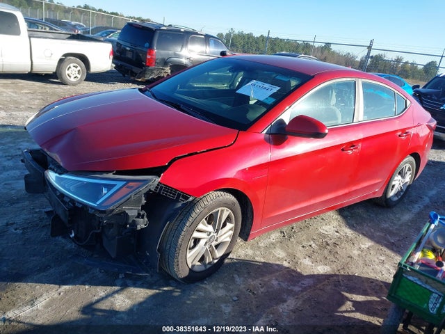 2019 HYUNDAI ELANTRA SEL VIN: KMHD84LF4KU735556