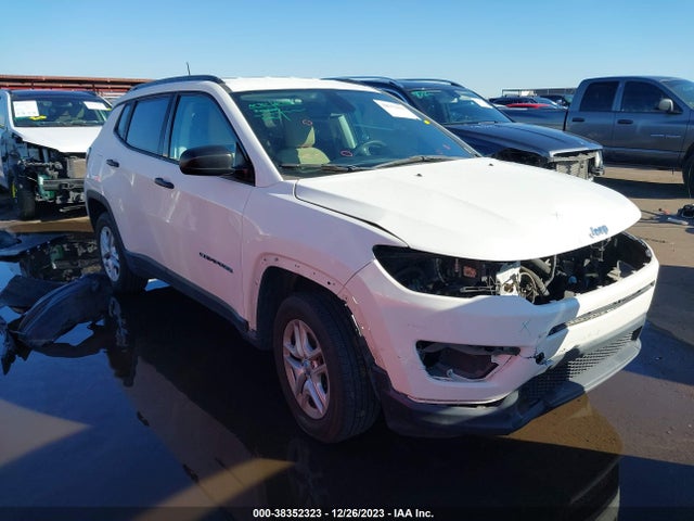 2018 JEEP COMPASS SPORT FWD VIN: 3C4NJCAB1JT486665